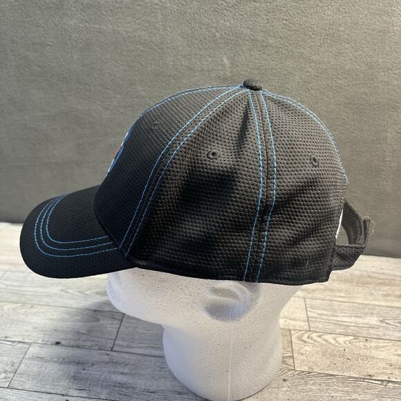 CBS Sports NFL CBS Ball Cap Hat Embroidered Patch Hook/Loop Strap Adjustable EUC - Picture 5 of 13